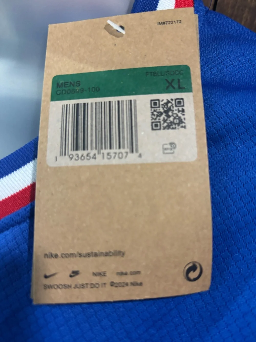 Nike - France National Eduardo Camavinga #6 Jersey